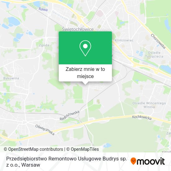 Mapa Przedsiębiorstwo Remontowo Usługowe Budrys sp. z o.o.