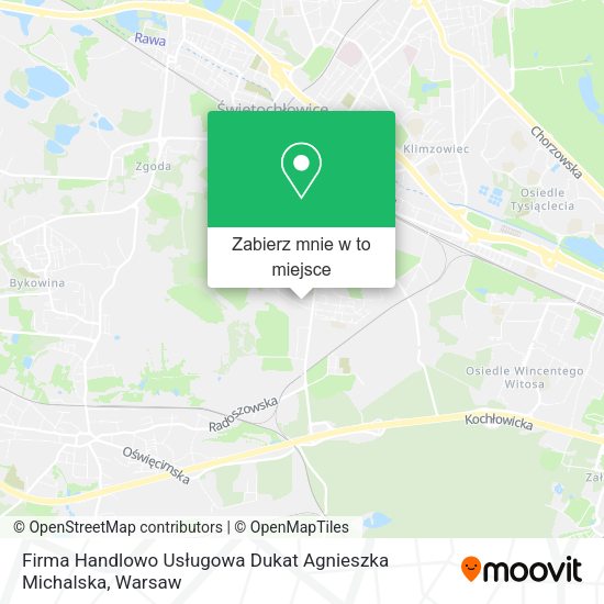 Mapa Firma Handlowo Usługowa Dukat Agnieszka Michalska