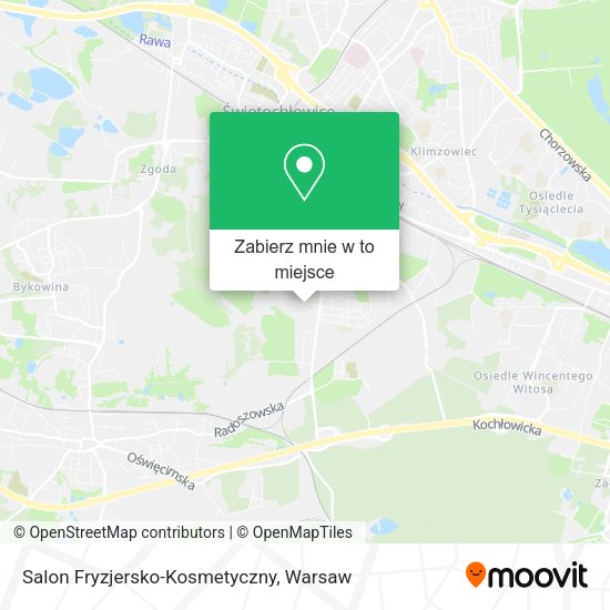 Mapa Salon Fryzjersko-Kosmetyczny