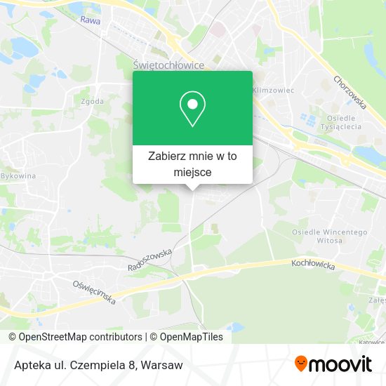 Mapa Apteka ul. Czempiela 8