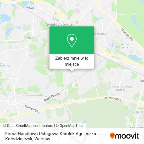 Mapa Firma Handlowo Usługowa Karolek Agnieszka Kołodziejczyk