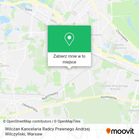 Mapa Wilczan Kancelaria Radcy Prawnego Andrzej Wilczyński