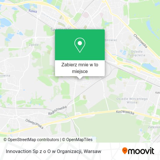 Mapa Innovaction Sp z o O w Organizacji