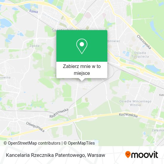 Mapa Kancelaria Rzecznika Patentowego