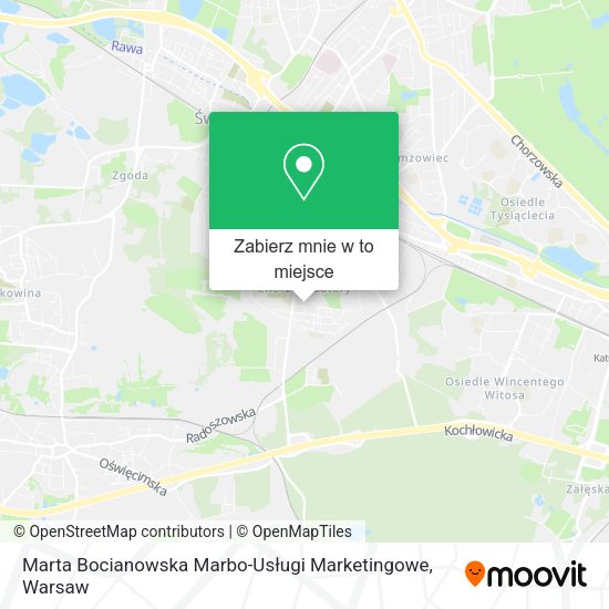 Mapa Marta Bocianowska Marbo-Usługi Marketingowe