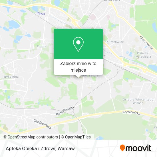 Mapa Apteka Opieka i Zdrowi