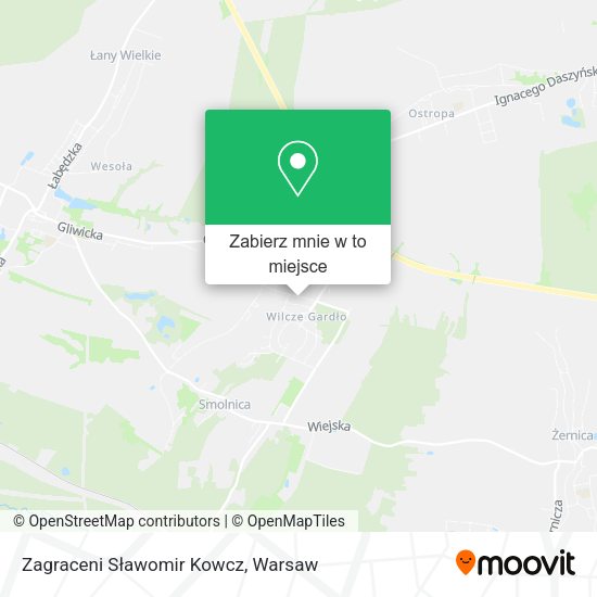 Mapa Zagraceni Sławomir Kowcz