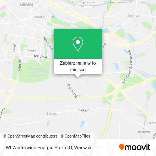 Mapa Wl Wiatrowiec Energie Sp z o O