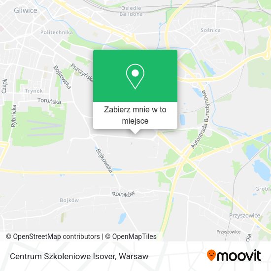 Mapa Centrum Szkoleniowe Isover