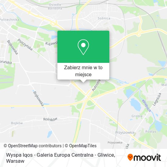 Mapa Wyspa Iqos - Galeria Europa Centralna - Gliwice