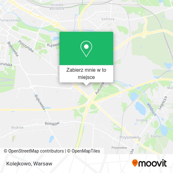 Mapa Kolejkowo