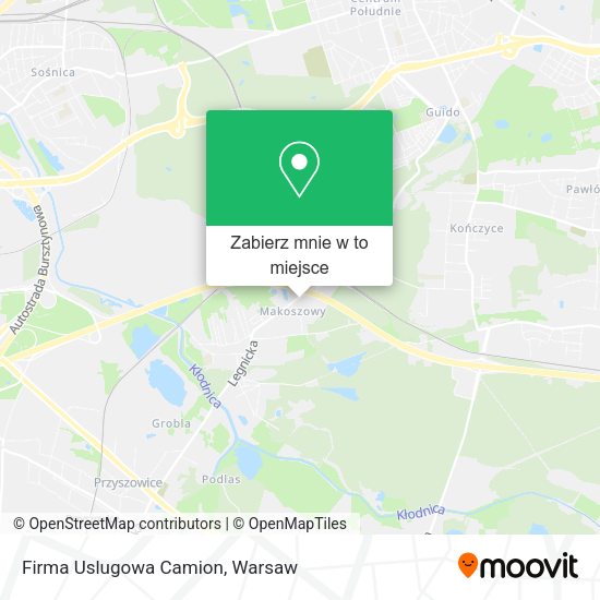 Mapa Firma Uslugowa Camion