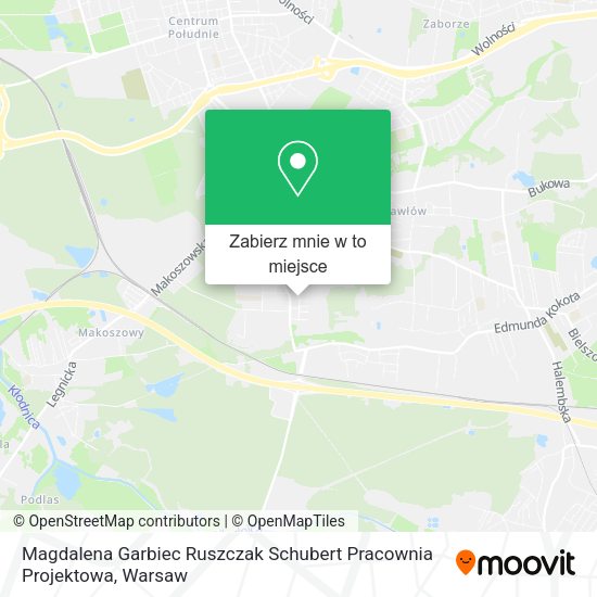 Mapa Magdalena Garbiec Ruszczak Schubert Pracownia Projektowa