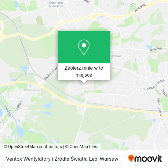 Mapa Ventox Wentylatory i Źródła Światła Led