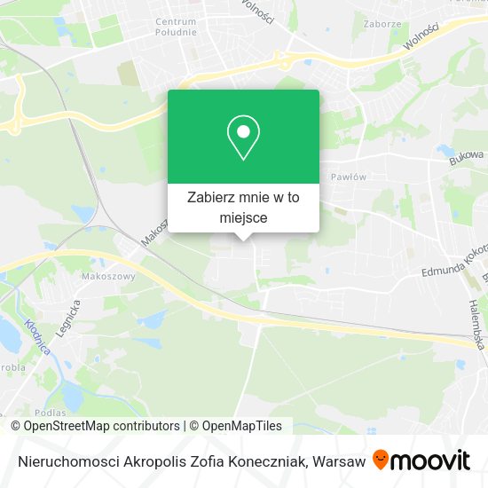 Mapa Nieruchomosci Akropolis Zofia Koneczniak