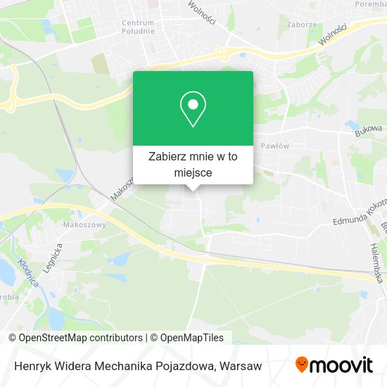 Mapa Henryk Widera Mechanika Pojazdowa