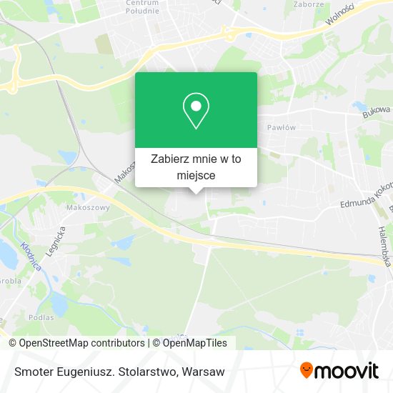 Mapa Smoter Eugeniusz. Stolarstwo