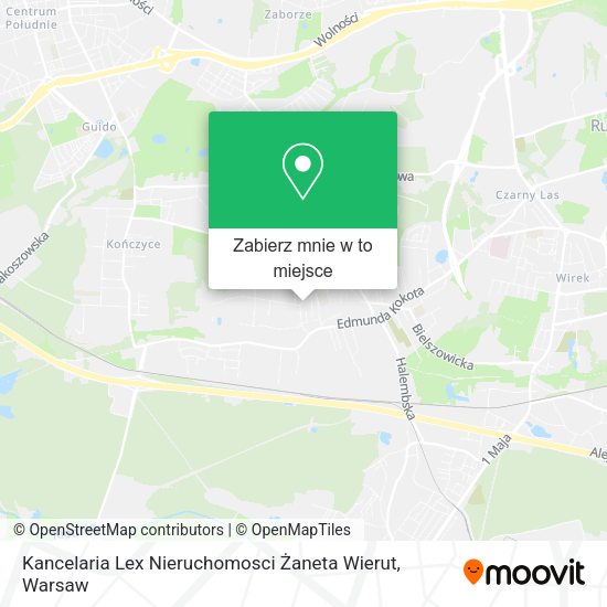 Mapa Kancelaria Lex Nieruchomosci Żaneta Wierut