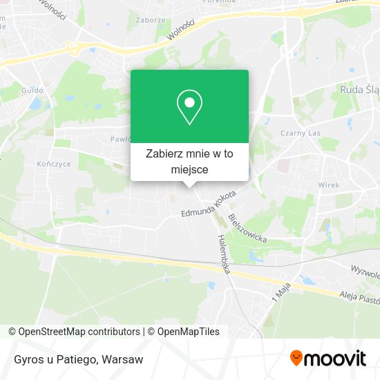 Mapa Gyros u Patiego