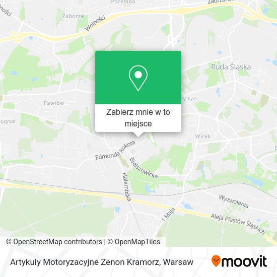 Mapa Artykuly Motoryzacyjne Zenon Kramorz