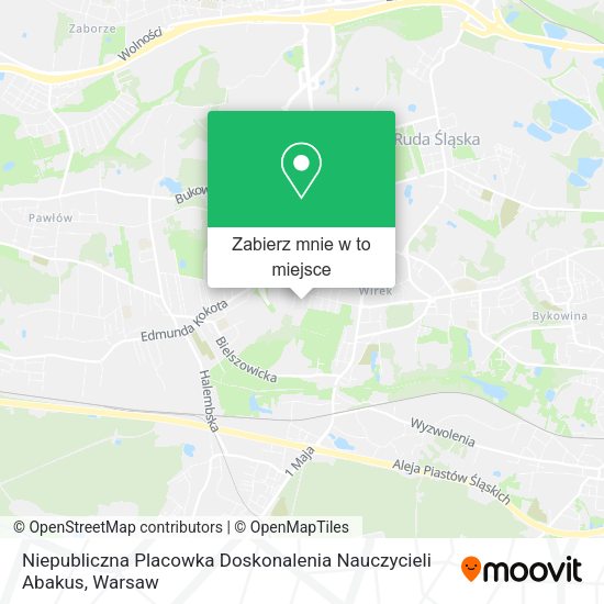 Mapa Niepubliczna Placowka Doskonalenia Nauczycieli Abakus