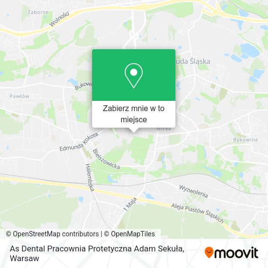 Mapa As Dental Pracownia Protetyczna Adam Sekuła