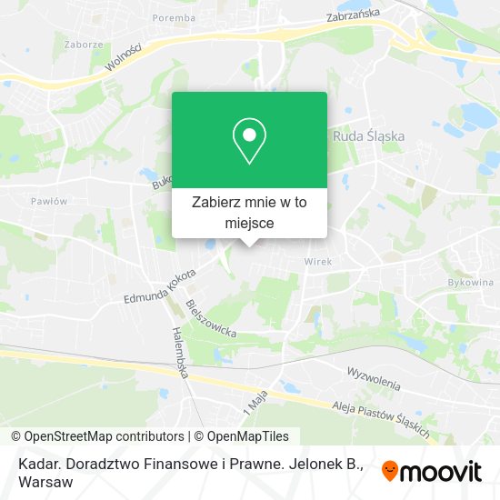 Mapa Kadar. Doradztwo Finansowe i Prawne. Jelonek B.