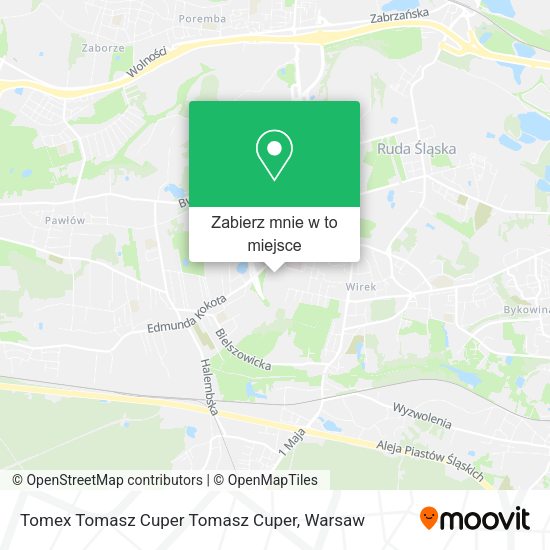 Mapa Tomex Tomasz Cuper Tomasz Cuper