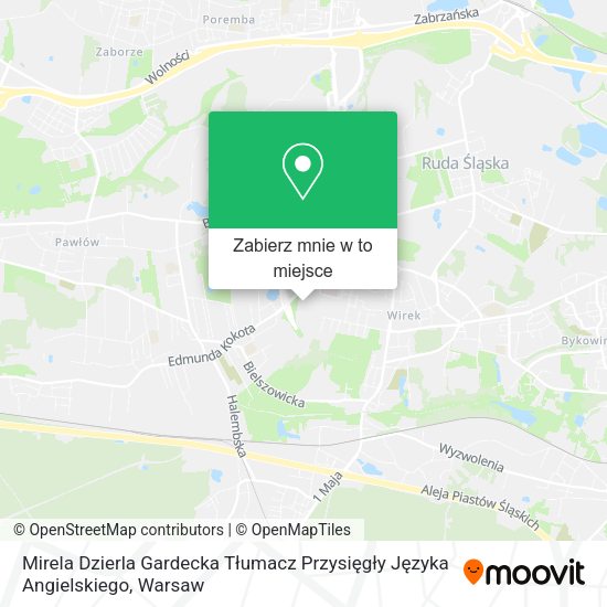 Mapa Mirela Dzierla Gardecka Tłumacz Przysięgły Języka Angielskiego