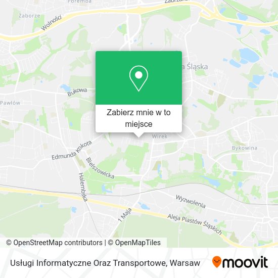 Mapa Usługi Informatyczne Oraz Transportowe