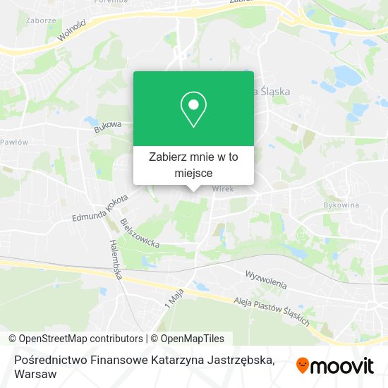 Mapa Pośrednictwo Finansowe Katarzyna Jastrzębska