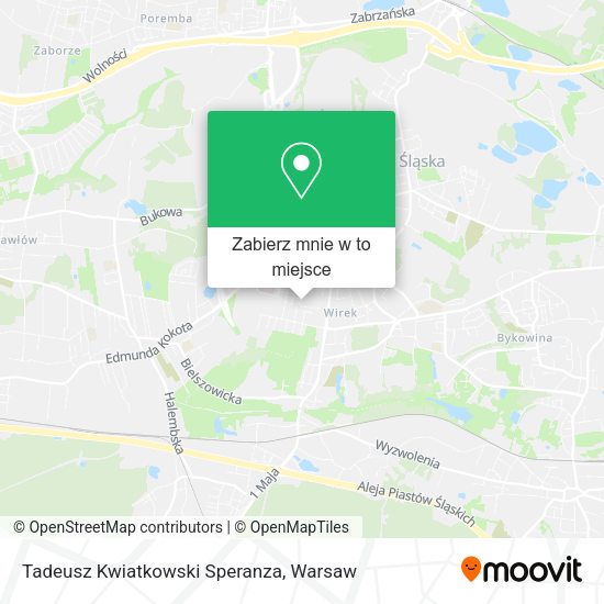 Mapa Tadeusz Kwiatkowski Speranza