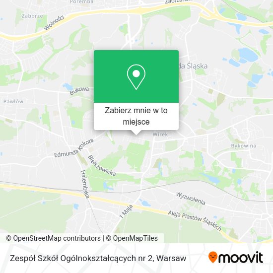 Mapa Zespół Szkół Ogólnokształcących nr 2