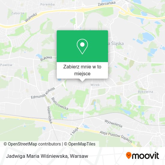 Mapa Jadwiga Maria Wiśniewska