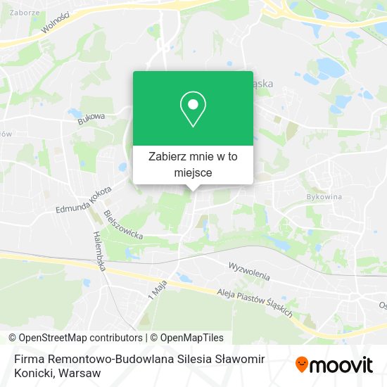 Mapa Firma Remontowo-Budowlana Silesia Sławomir Konicki