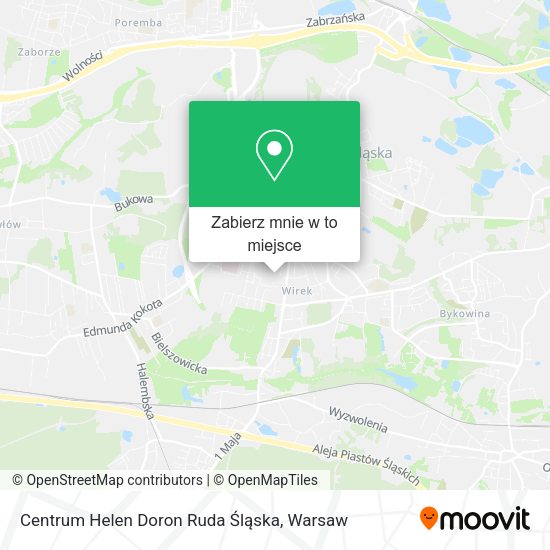 Mapa Centrum Helen Doron Ruda Śląska