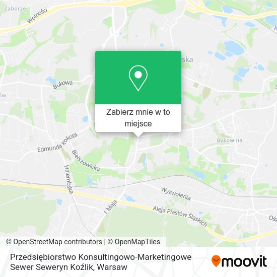 Mapa Przedsiębiorstwo Konsultingowo-Marketingowe Sewer Seweryn Koźlik