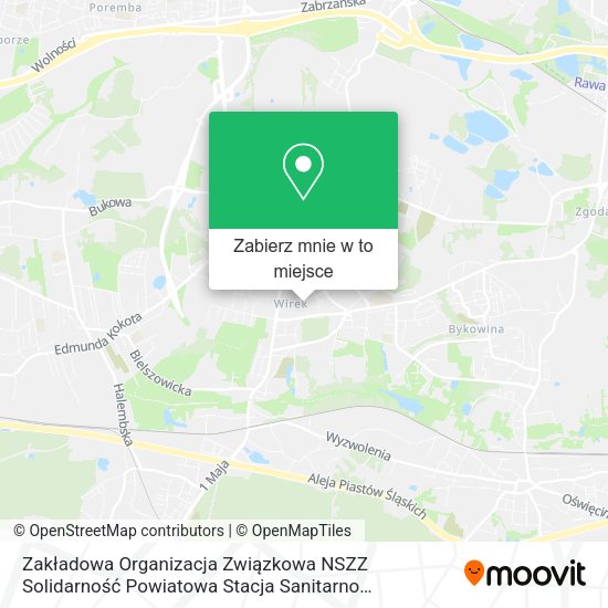 Mapa Zakładowa Organizacja Związkowa NSZZ Solidarność Powiatowa Stacja Sanitarno Epidemiologiczna