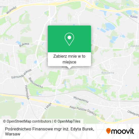 Mapa Pośrednictwo Finansowe mgr inż. Edyta Burek