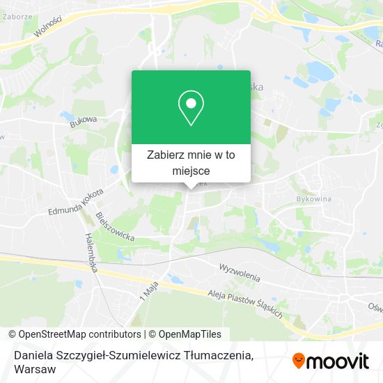 Mapa Daniela Szczygieł-Szumielewicz Tłumaczenia