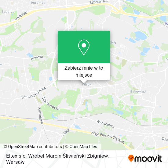 Mapa Eltex s.c. Wróbel Marcin Śliwieński Zbigniew