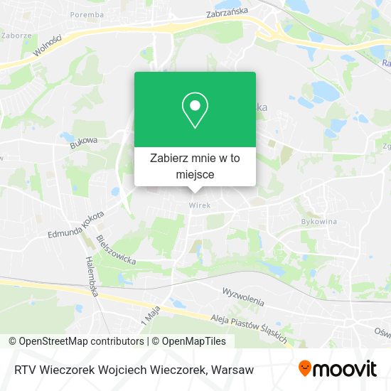 Mapa RTV Wieczorek Wojciech Wieczorek