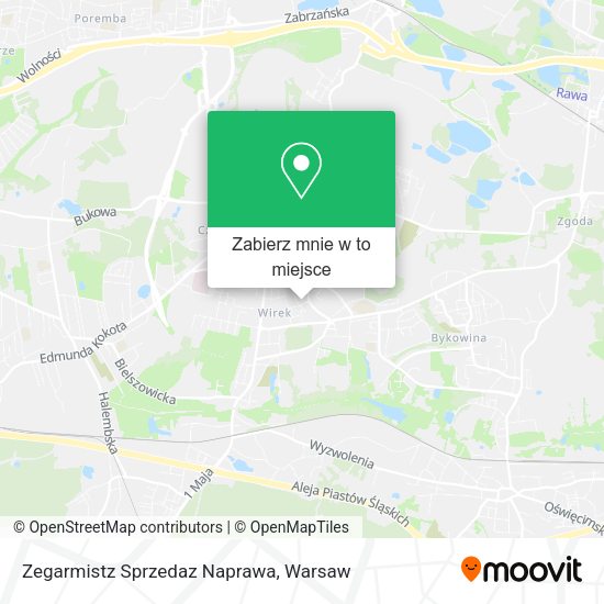 Mapa Zegarmistz Sprzedaz Naprawa