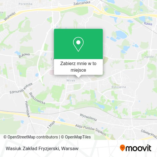 Mapa Wasiuk Zakład Fryzjerski