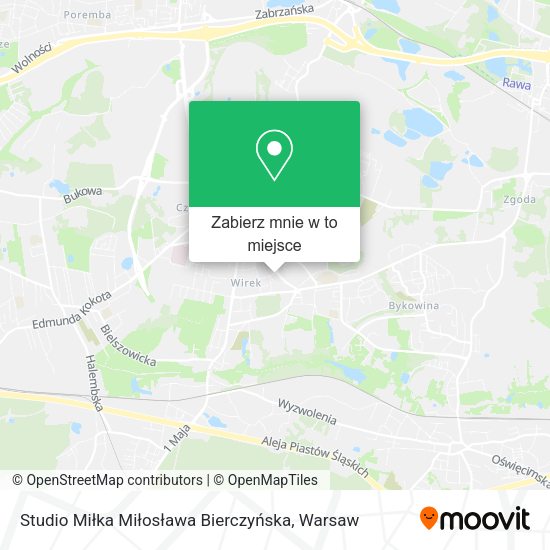 Mapa Studio Miłka Miłosława Bierczyńska