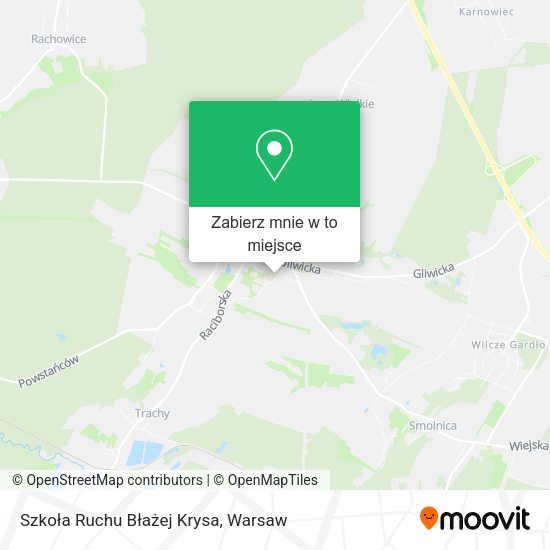 Mapa Szkoła Ruchu Błażej Krysa