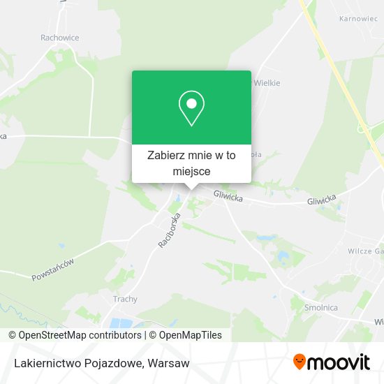 Mapa Lakiernictwo Pojazdowe