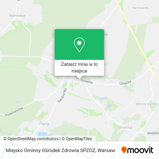 Mapa Miejsko Gminny Ośrodek Zdrowia SPZOZ