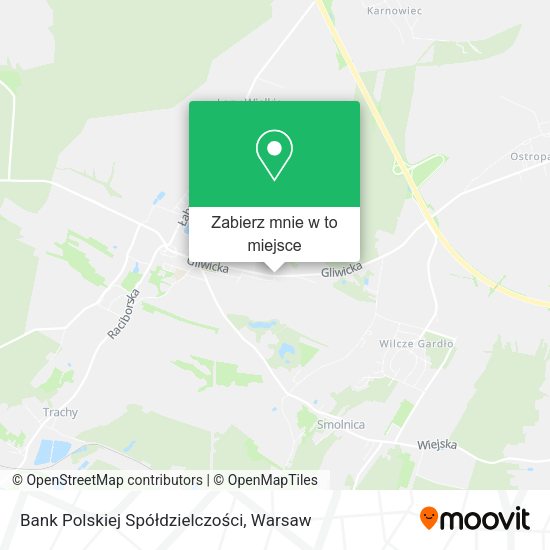 Mapa Bank Polskiej Spółdzielczości