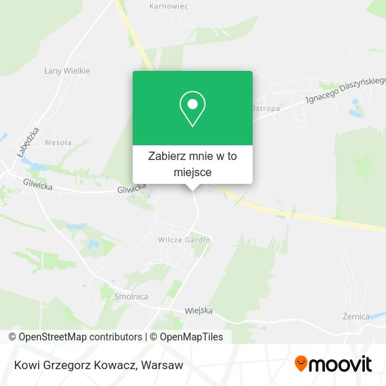 Mapa Kowi Grzegorz Kowacz